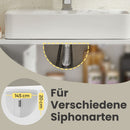 Segenn's Catania Moderne Badkamermeubel Wastafelonderkast met Softclose Laden, Ruime Opbergruimte en Strak Design – Perfect voor Kleine en Grote Badkamers