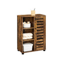 Segenn's Cliford badkamerkast - Badkamermeubel - Dressoir - keukenkast - 2 verstelbare planken achter de deur - vintage bruin