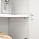 Segenn's Wastafelmeubel - Badkamerkast - Wastafel onderkast - Badkamermeubel met Dubbele Deur - Badkamermeubel