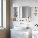 Segenn's Verona Moderne spiegelkast met LED-verlichting voor de badkamer-Stijlvolle badkamer spiegelkast met verlichting