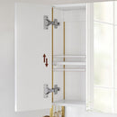 Segenn's Verona Moderne spiegelkast met LED-verlichting voor de badkamer-Stijlvolle badkamer spiegelkast met verlichting