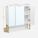 Segenn's Verona Moderne spiegelkast met LED-verlichting voor de badkamer-Stijlvolle badkamer spiegelkast met verlichting