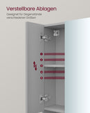 Segenn's Materna Badkamerkast Cloud White, 3 deuren, 16,5 x 70 x 75 cm – strak en functioneel design voor elke badkamer