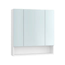Segenn's Siena Badkamerkast Cloud White, 3 deuren, 16,5 x 70 x 75 cm – strak en functioneel design voor elke badkamer