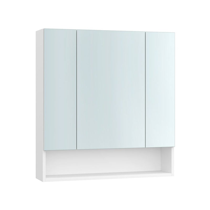 Segenn's Siena Badkamerkast Cloud White, 3 deuren, 16,5 x 70 x 75 cm – strak en functioneel design voor elke badkamer