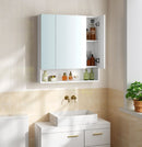 Segenn's Siena Badkamerkast Cloud White, 3 deuren, 16,5 x 70 x 75 cm – strak en functioneel design voor elke badkamer