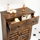 Segenn's Dublin Dressoir -  Opbergkast - Commode Kasten - Badkamermeubel -  Verstelbare plank - Vintage Bruin  60 x 30 x 82 cm