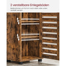 Segenn's Salerno Elegante vintage bruine badkamerkast met klassiek design-Charmante badkamer wandkast in vintage bruine look