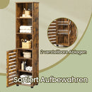 Segenn's  Venice Staande badkamerkast met opbergruimte-Hoge badkamerkast met deuren en legplanken