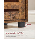 Segenn's Salerno Elegante vintage bruine badkamerkast met klassiek design-Charmante badkamer wandkast in vintage bruine look