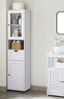 SEGENN Verona Functionele Badkamerkast Wit – Verstelbare Legplanken voor Flexibele Opbergruimte