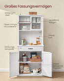 SEGENN Bologna Modern Dressoir met Verlichting – Cloud White-Elegant Dressoir met Verlichting