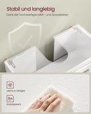 Segenn's Brescia Wastafelonderkast met opbergruimte en poten-Modern badkamermeubel met legplanken en poten