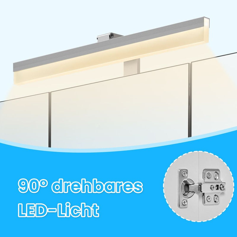 Segenn's Prato Badkamerkast met LED-verlichting, stopcontacten en hangmand – complete multifunctionele opbergoplossing