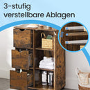 Segenn's Prato Moderne badkamerkast smal – staande zijkast met opbergvakken en stijlvol design