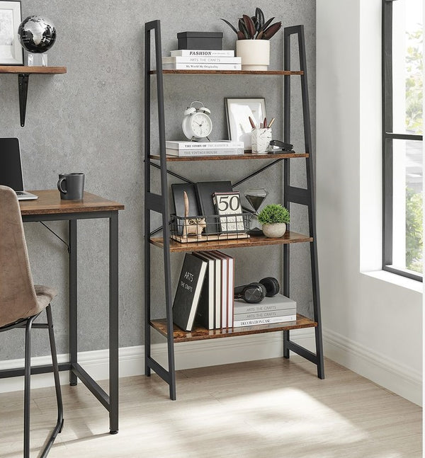 Segenn's Verona Moderne Bamboe Boekenkast met Natuurlijke Uitstraling-Stijlvolle Boekenkast