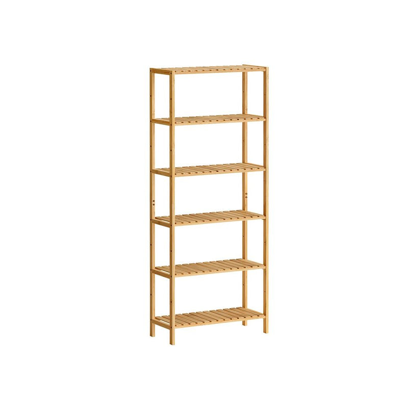 Segenn's Tranto Eco Bamboe Opbergrek met 6 Planken – Duurzaam, Stevig en Multifunctioneel voor Thuis of Werk