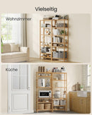 Segenn's Tranto Eco Bamboe Opbergrek met 6 Planken – Duurzaam, Stevig en Multifunctioneel voor Thuis of Werk