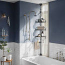 SEGENN Potenza In Hoogte Verstelbaar Doucherek – Hoekrek voor Badkamer – Met Meerdere Opbergplanken