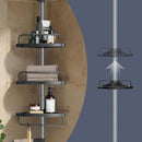 SEGENN Potenza In Hoogte Verstelbaar Doucherek – Hoekrek voor Badkamer – Met Meerdere Opbergplanken