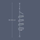 SEGENN Potenza In Hoogte Verstelbaar Doucherek – Hoekrek voor Badkamer – Met Meerdere Opbergplanken