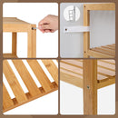 Segenn's Parma Natuurlijk Bamboe-Modern- Opbergrek voor de Badkamer-Stijlvol Bamboe Opbergrek voor de Badkamer