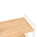 Segenn's badkamerek - met 5 niveaus - bamboe - keukenplank - Schoenenkast - 9-traps in hoogte verstelbaar - multifunctionele staplank - in de woonkamer - 60 x 26 x 130 cm