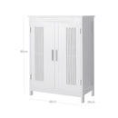 Segenn's Badkamerkast - Opbergkast - Kolomkast - Badkamermeubel - Kast - Badkamermeubels - 2 verstelbare planken - 60 x 30 x 80 cm - Wit