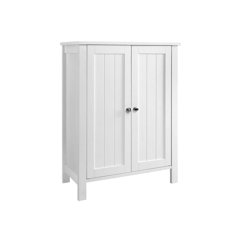 SEGENN Naples Stijlvolle Badkamerkast met Dubbele Deuren-Opbergkast voor Badkamer-Compacte Badkamerkast – Twee Deuren – Modern Design