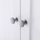 SEGENN Naples Stijlvolle Badkamerkast met Dubbele Deuren-Opbergkast voor Badkamer-Compacte Badkamerkast – Twee Deuren – Modern Design