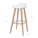 Segenn's Barkruk set van 2- Barsteol - Barkruk Wit