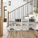 SEGENN Trento Schoenendozen Transparant – Set van 6 – Stapelbaar – Tot Maat 46 – Opbergdozen voor Sneakers & Schoenen"