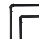 SEGENN Rimini Dubbel Kledingrek in Waterleidingdesign – Industrieel Stijlvol & Stevig-Wandkapstok