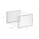 Segenn's schoenendozen - set van 8 - opbergdozen voor schoenen - schoenenopbergers - plastic dozen - opvouwbaar en stapelbaar - voor schoenen tot maat 42 - transparant-wit