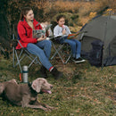 Set van 2 Opvouwbare Campingstoelen met Armleuningen – Max. Belastbaar tot 120 kg per Stoel