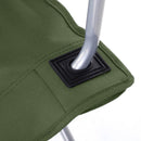 Set van 2 Opvouwbare Campingstoelen met Armleuningen – Max. Belastbaar tot 120 kg per Stoel