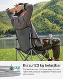 Set van 2 Opvouwbare Campingstoelen met Armleuningen | Draagbaar, Lichtgewicht & Comfortabel