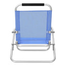 Set van 2 Opvouwbare Strandstoelen Groen – Comfortabele Buitenstoelen voor Strand, Tuin, Camping en Terras