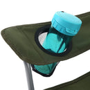 Groene Campingstoel – Opvouwbare Comfortabele Buitenstoel voor Camping, Tuin en Strand