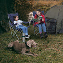 Campingstoel met Armleuningen – Opvouwbare Comfortabele Buitenstoel voor Camping en Tuin