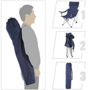 Campingstoel met Armleuningen – Opvouwbare Comfortabele Buitenstoel voor Camping en Tuin