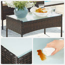 Segenn's Balkonmeubelset met Tafel en Stoelen – 4-Delige Loungeset voor Buiten-Tuinset met Comfortabele Zitplaatsen