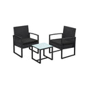 Balkonstoelen met Tafel – Moderne Balkonset voor Balkon en Terras-Stijlvol en Comfortabel