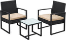 Polyrattan Loungeset voor Tuin en Terras – Comfortabel en Modern-Balkonset met Luxe Uitstraling