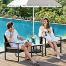 Polyrattan Loungeset voor Tuin en Terras – Comfortabel en Modern-Balkonset met Luxe Uitstraling