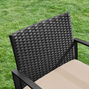 Polyrattan Loungeset voor Tuin en Terras – Comfortabel en Modern-Balkonset met Luxe Uitstraling