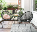 Segenn's Tuinstoelen met Tafel – Stijlvolle Balkonset voor Buiten en Binnen-Compacte Tuinmeubelset