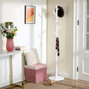 SEGENN Ferrarra Kapstok in Wit-Wandkapstok-Tijdloos en Stijlvol-Moderne Witte Kapstok