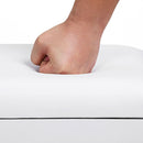 SEGENN Parma ComfortSit – Witte Schoenenbank met Kussen & 3 Vakken-Stijlvolle Schoenenbank met Opbergruimte – Wit & Gewatteerd