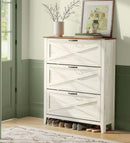 Segenn's Parma Schoenenkast met Drie Deuren – Ruime en Stijlvolle Opbergruimte